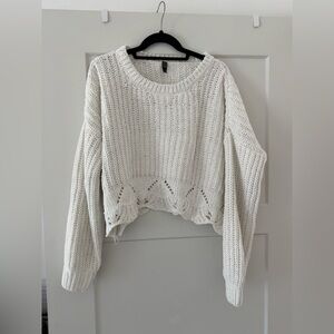 Alya Cream Knit Sweater